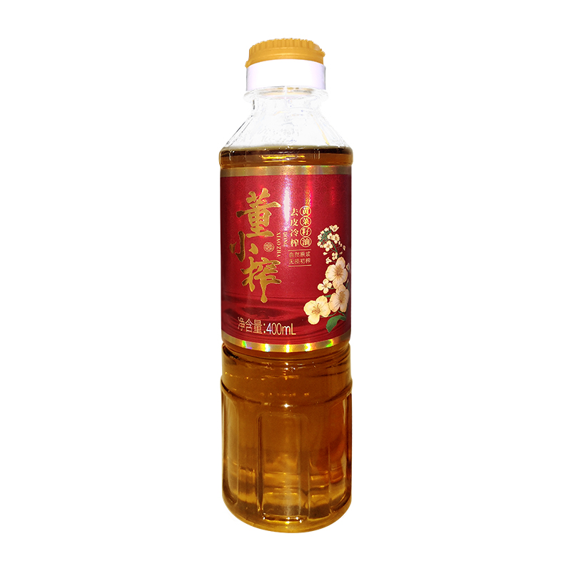 董小榨优质冷榨黄菜籽油400ml