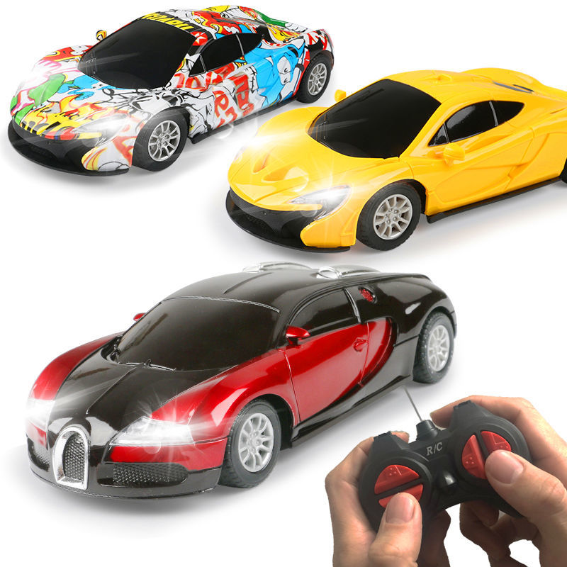 儿童玩具车男孩遥控车玩具赛车布加迪模型耐