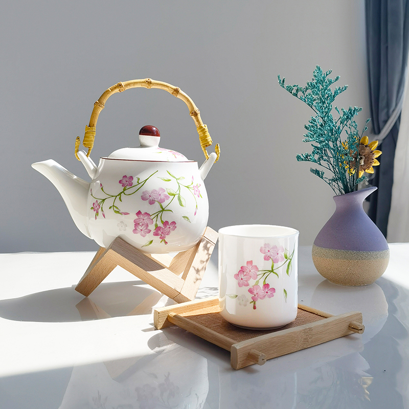 Cheng’S 精美陶瓷茶壶套装养生五件套 天猫优惠券折后￥59包邮（￥99-40）3色可选