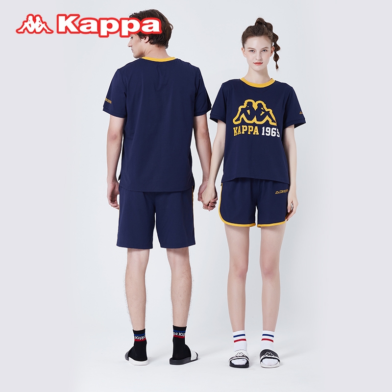 Kappa 卡帕 2022年夏季新款 情侣运动套装 天猫优惠券折后￥129包邮（￥209-80） 2色可选