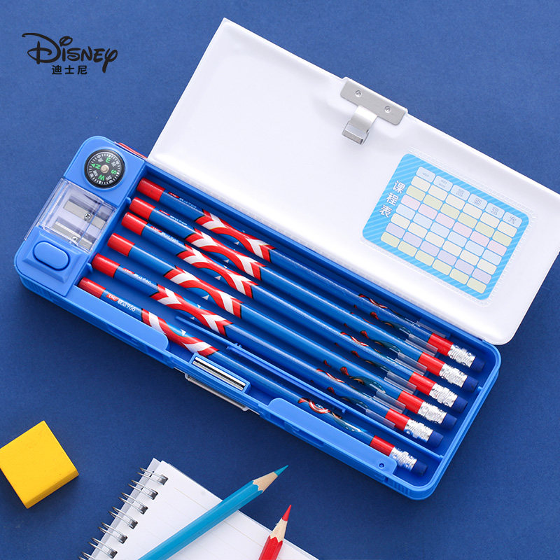 【迪士尼】文具盒学生多功能铅笔盒 - 大淘客联盟