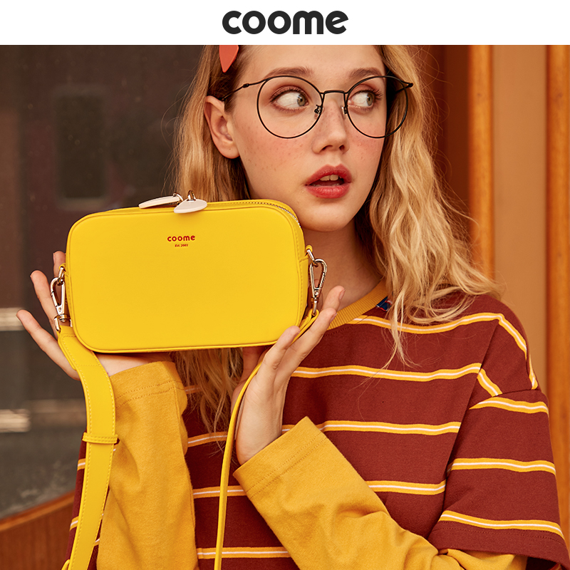 英国原创设计师品牌 Coome 酷蔓 ins风 迷你女式斜挎小方包 凑单折后￥127包邮 4色可选