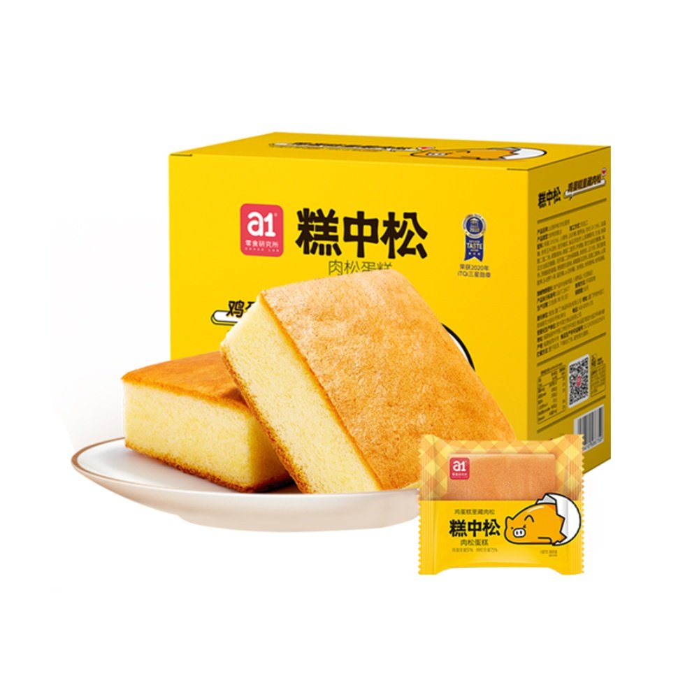 a1糕中松肉松鸡蛋糕500g - 大淘客联盟