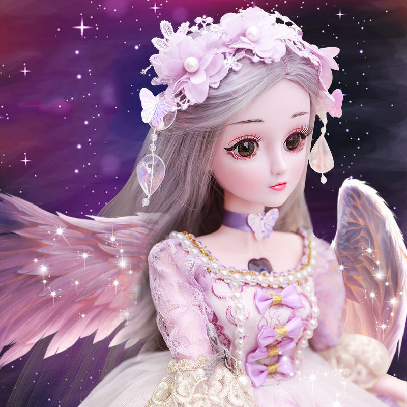 60厘米芭比娃娃会说话公主陪睡洋娃娃玩具