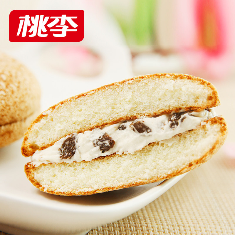 口味可选桃李夹心布雪蛋糕640g