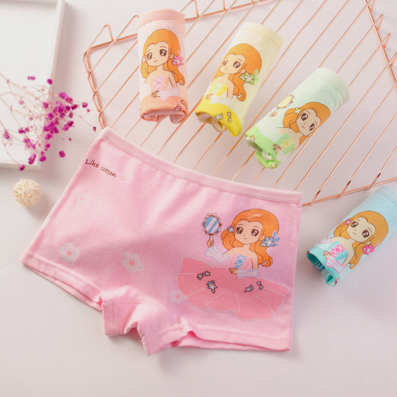 女童内裤纯棉三角卡通公主儿童内裤