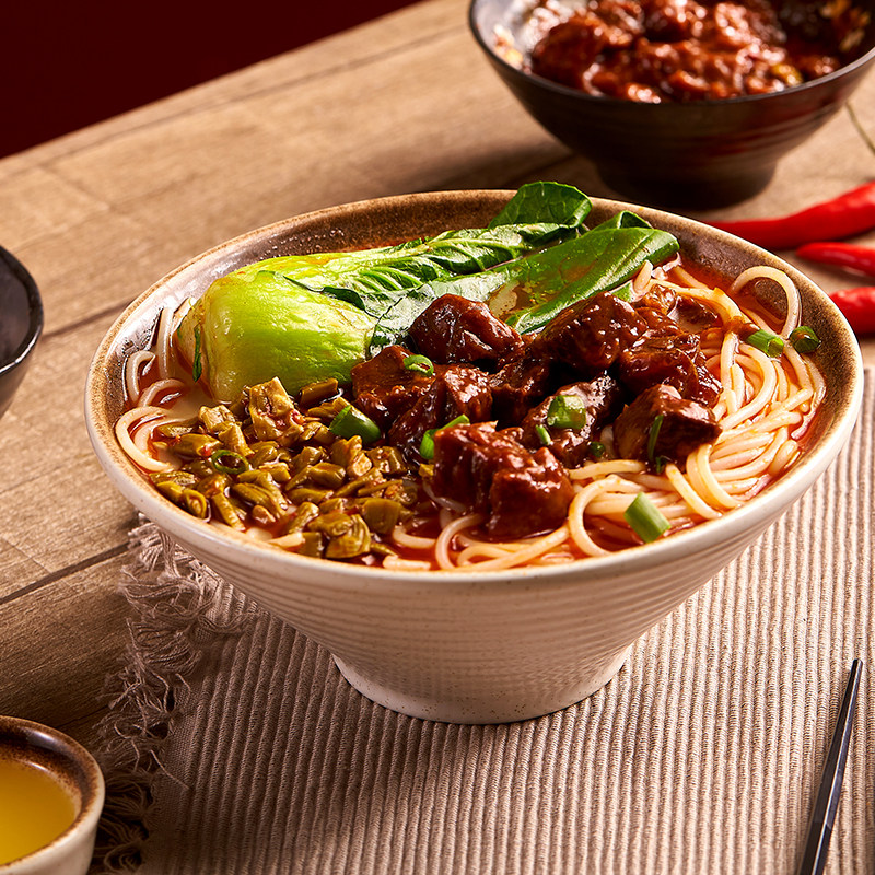 【五丰】香辣牛肉粉速食米线3袋装