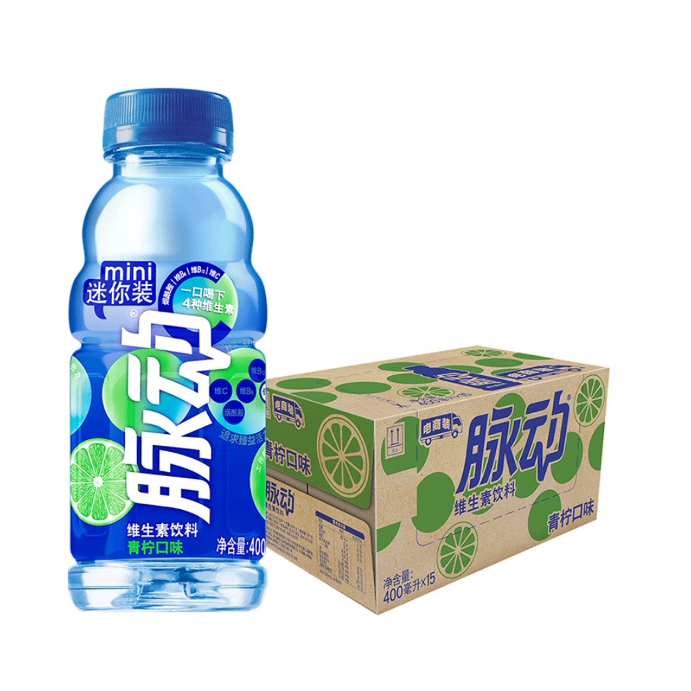 【貓超】脈動青檸味飲料400ml*15瓶 - 大淘客聯盟