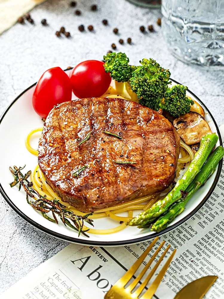 10片1300g!鸿亮菲力西冷眼肉牛排