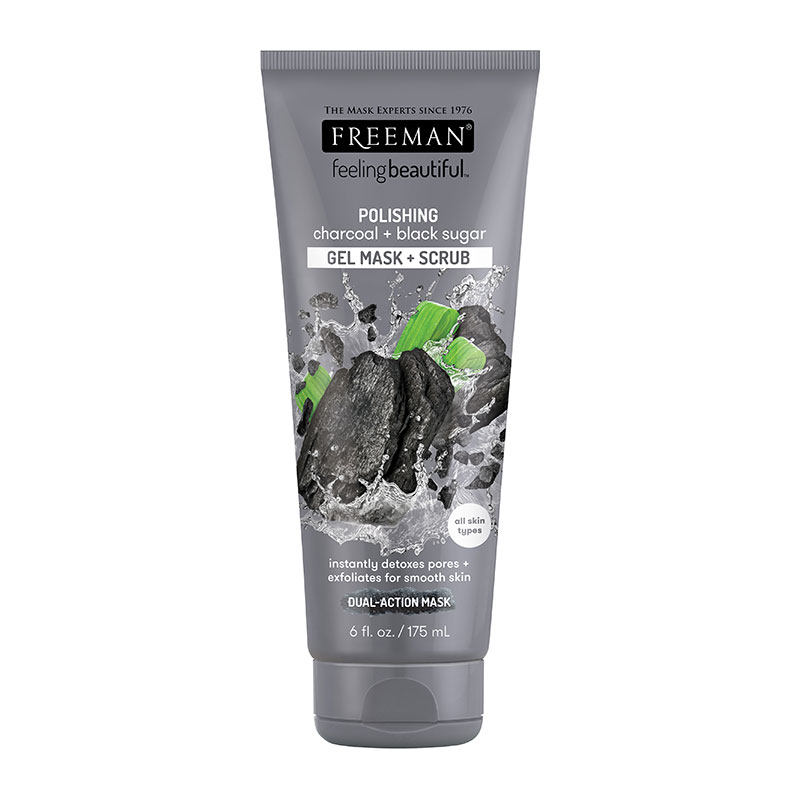freeman竹炭磨砂黑糖颗粒去角质面膜