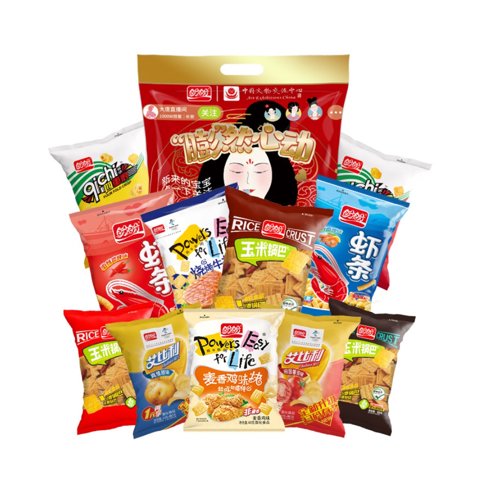 50万粉丝数 主营膨化食品/烘焙食品/健康饮品法式小面包,还是盼盼好